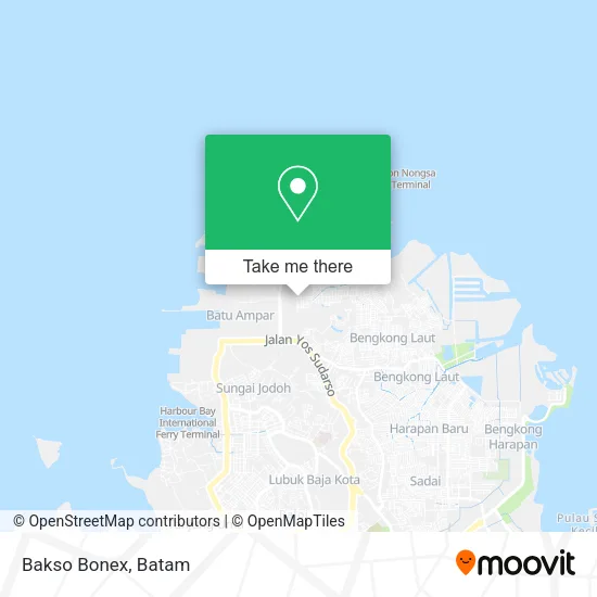 Bakso Bonex map