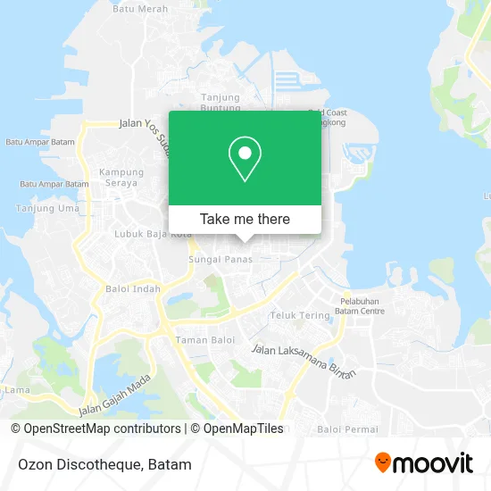 Ozon Discotheque map