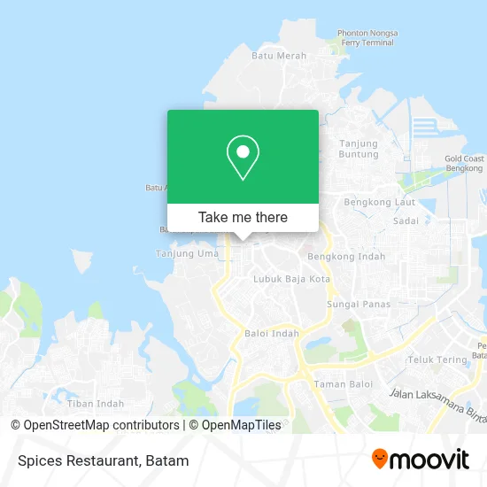 Spices Restaurant map