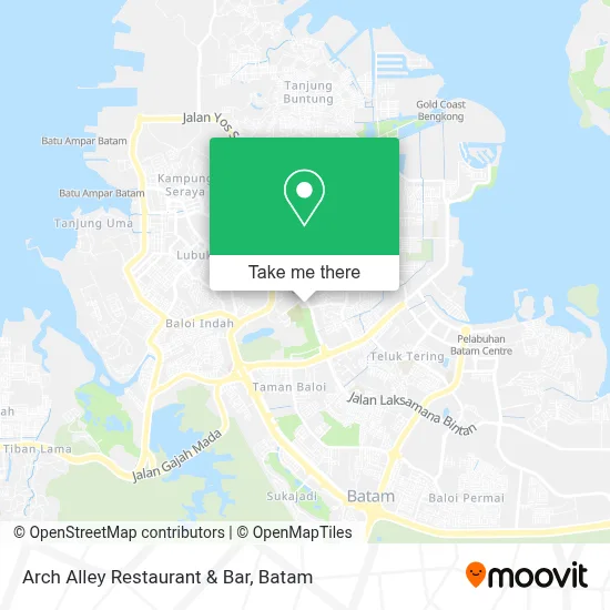 Arch Alley Restaurant & Bar map