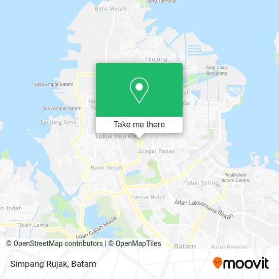 Simpang Rujak map