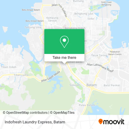 Indofresh Laundry Express map