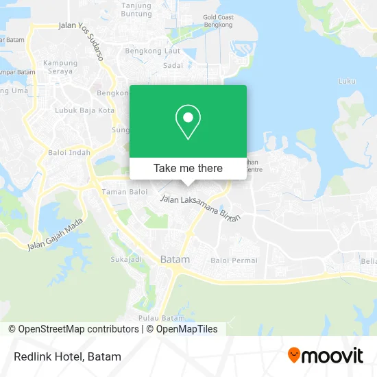 Redlink Hotel map