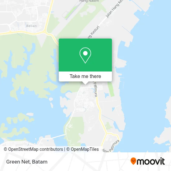 Green Net map
