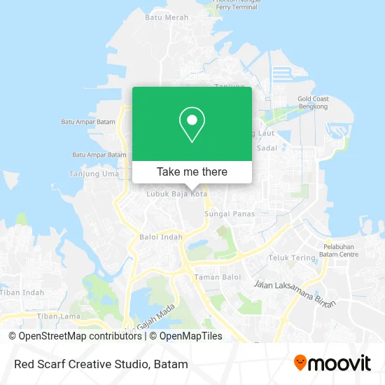 Red Scarf Creative Studio map