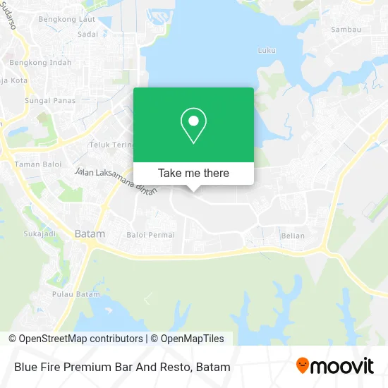 Blue Fire Premium Bar And Resto map