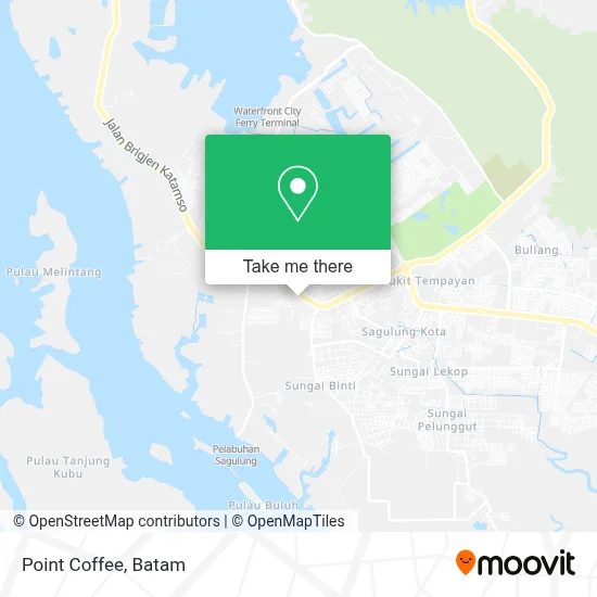 Point Coffee map