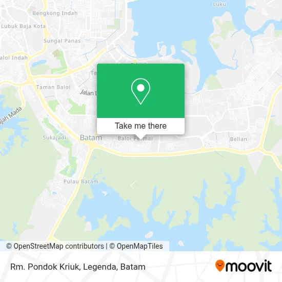 Rm. Pondok Kriuk, Legenda map