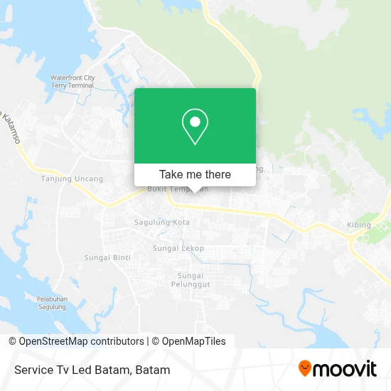 Service Tv Led Batam map