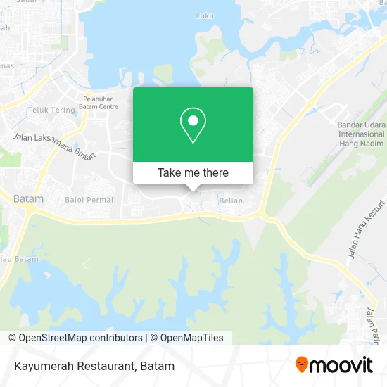 Kayumerah Restaurant map
