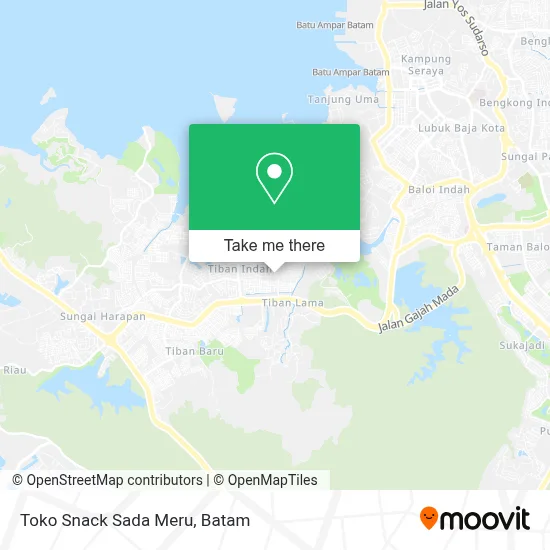 Toko Snack Sada Meru map