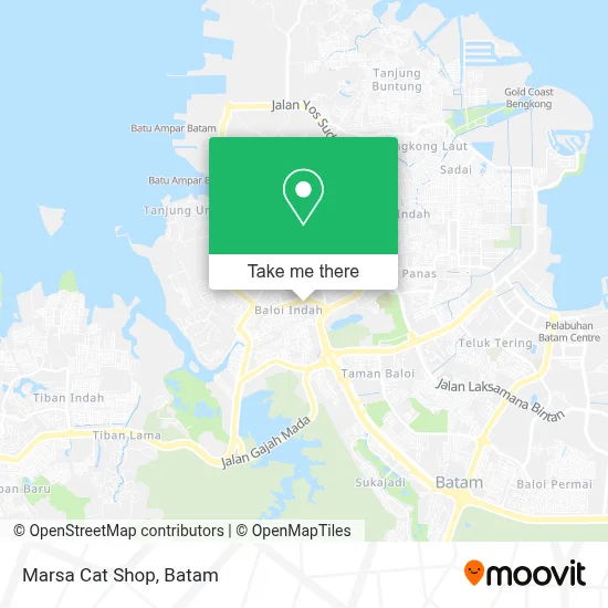 Marsa Cat Shop map