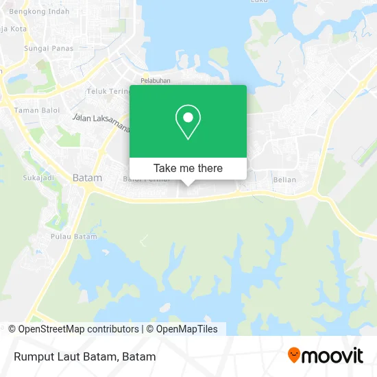 Rumput Laut Batam map