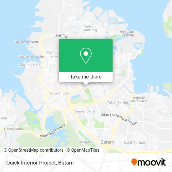 Quick Interior Project map