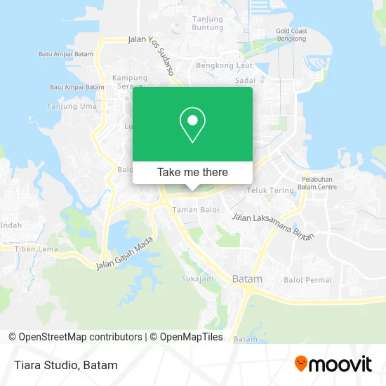 Tiara Studio map