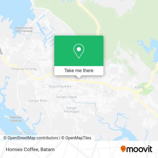 Homies Coffee map