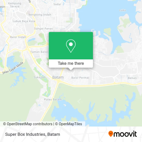 Super Box Industries map