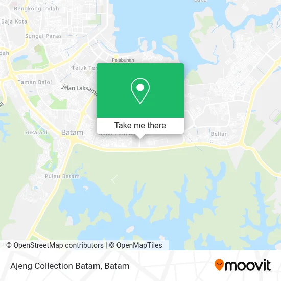 Ajeng Collection Batam map