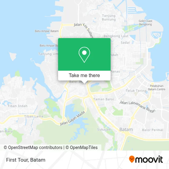 First Tour map