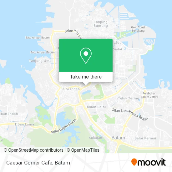 Caesar Corner Cafe map