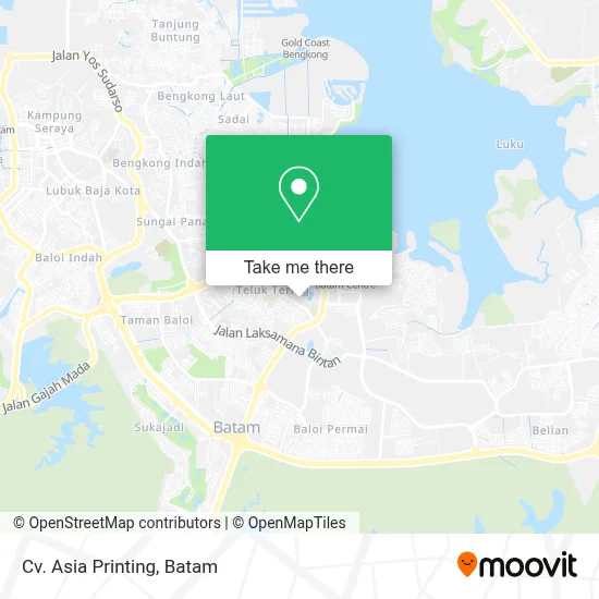 Cv. Asia Printing map