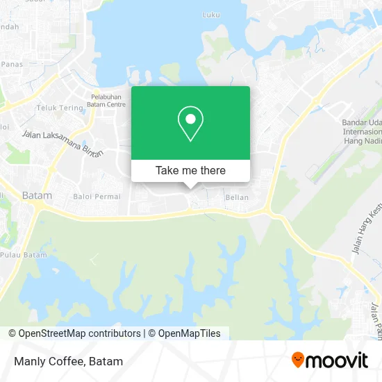 Manly Coffee map