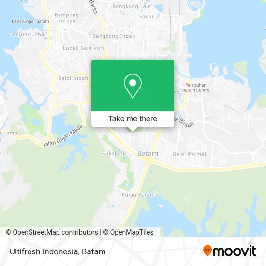 Ultifresh Indonesia map