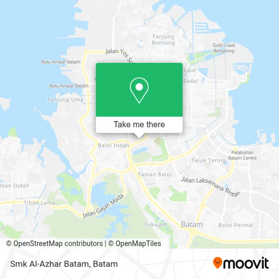 Smk Al-Azhar Batam map
