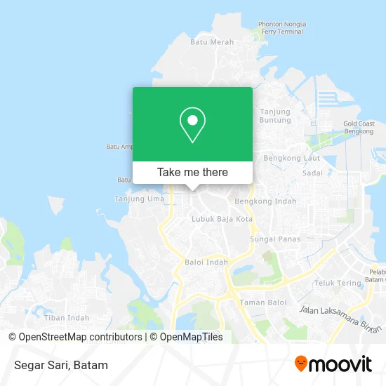 Segar Sari map