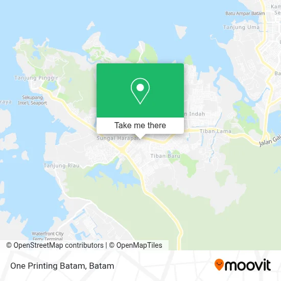 One Printing Batam map