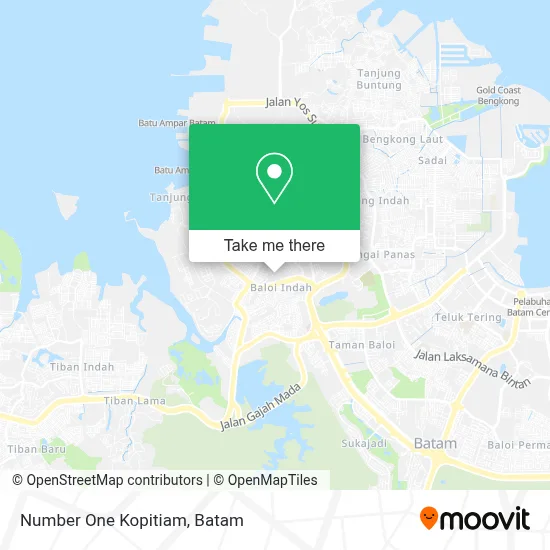Number One Kopitiam map