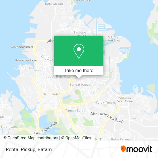 Rental Pickup map