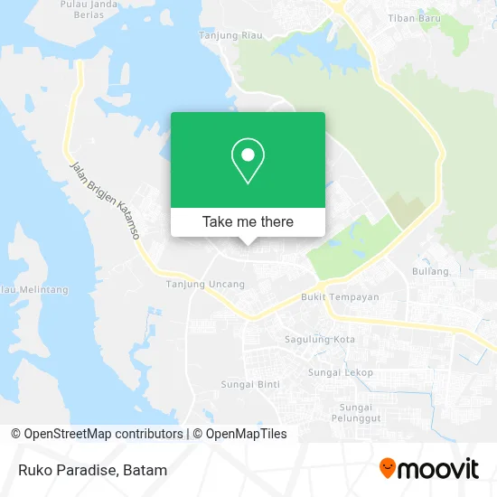 Ruko Paradise map