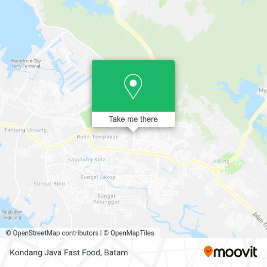 Kondang Java Fast Food map