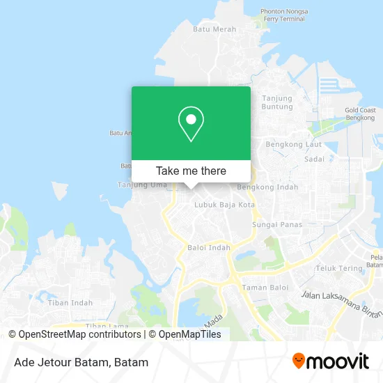 Ade Jetour Batam map