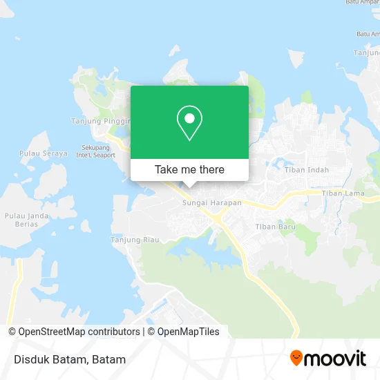 Disduk Batam map