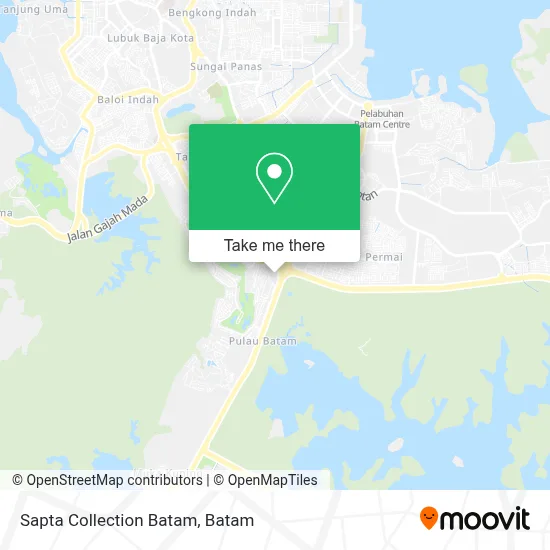 Sapta Collection Batam map