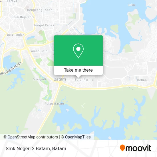 Smk Negeri 2 Batam map