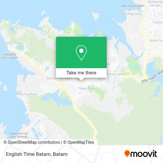 English Time Batam map