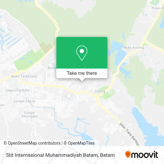 Stit Internasional Muhammadiyah Batam map