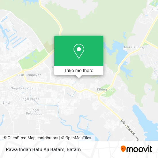 Rawa Indah Batu Aji Batam map