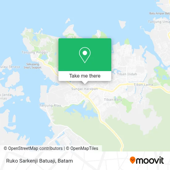Ruko Sarkenji Batuaji map