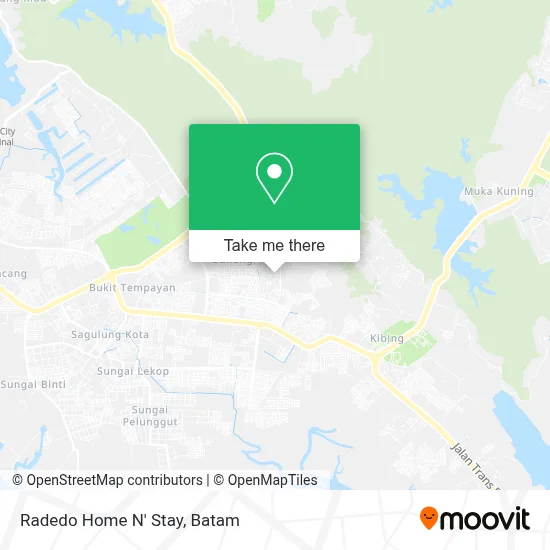 Radedo Home N' Stay map