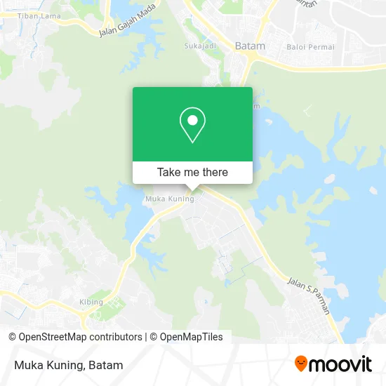 Muka Kuning map