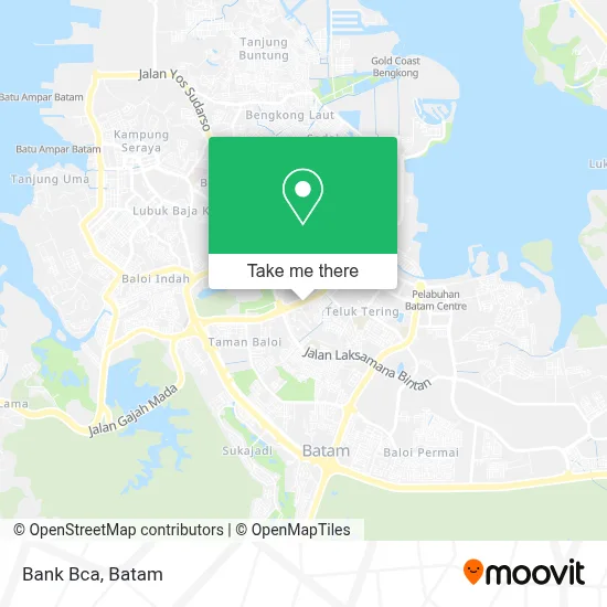 Bank Bca map