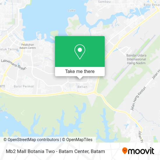 Mb2 Mall Botania Two - Batam Center map