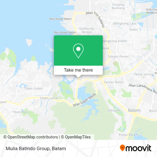 Mulia Batindo Group map