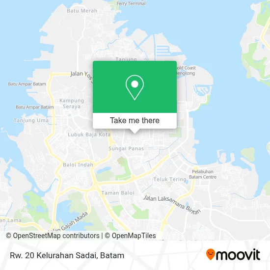 Rw. 20 Kelurahan Sadai map