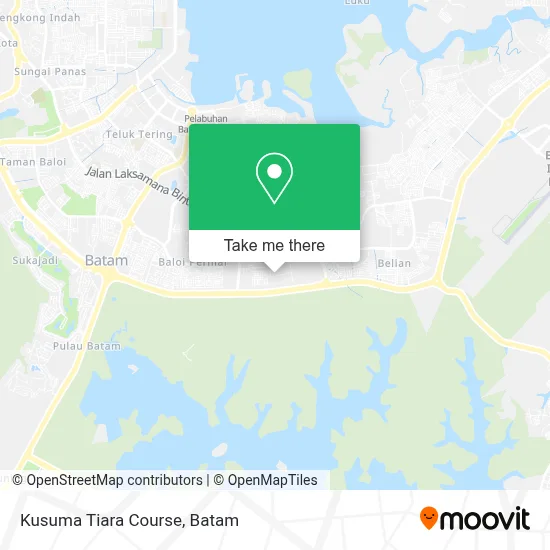 Kusuma Tiara Course map