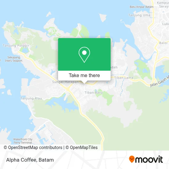 Alpha Coffee map